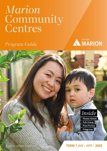 Community-Centres-Program-Guide-TERM-1-2025-City of Marion_Page_01